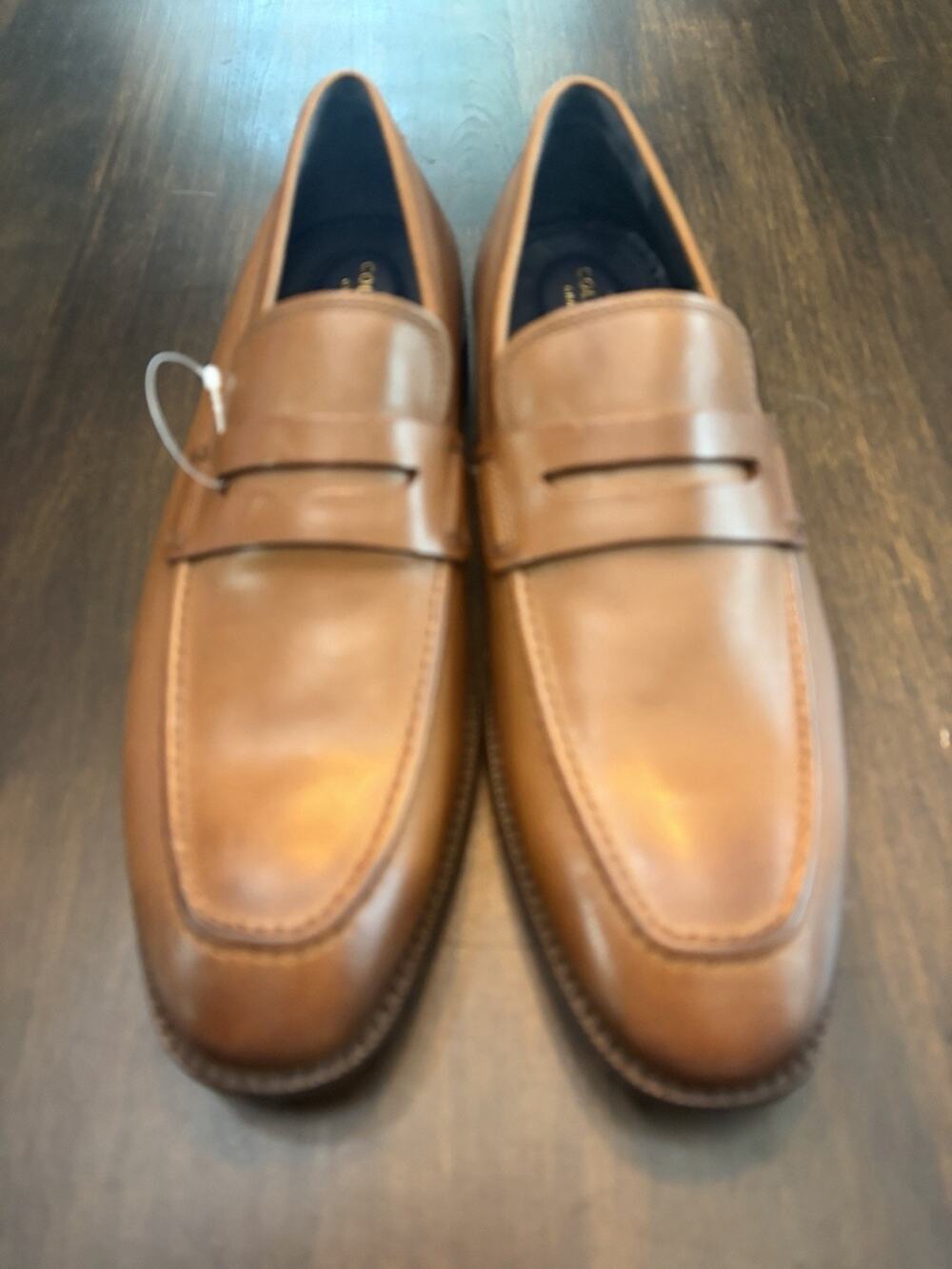 Cole Haan Grand OS Brown Leather Slip On Penny Loafer Dress Shoe SZ 9.5